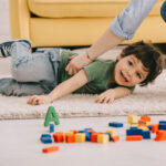 child tripping